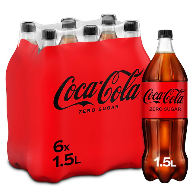 COCA-COLA ZERO 6X1.5L