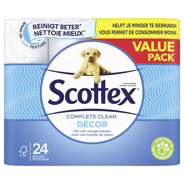 SCOTTEX PAPIER TOILETTE 24RLX
