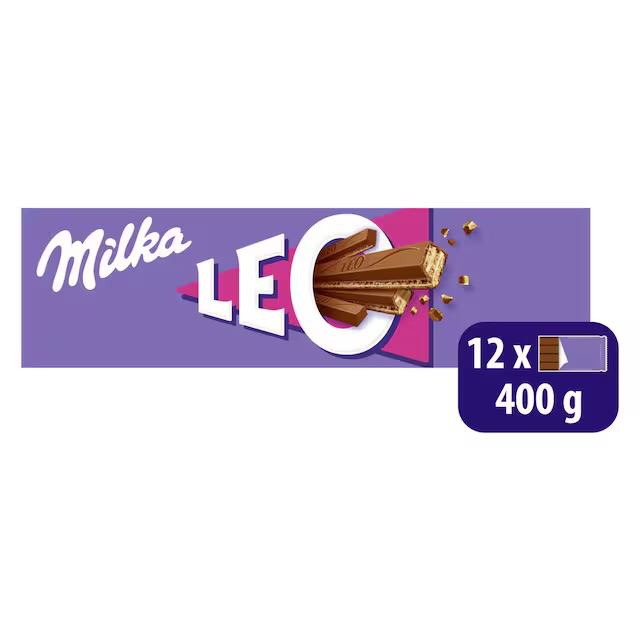 MILKA LEO CHOCOLAT AU LAIT 12X33GR 