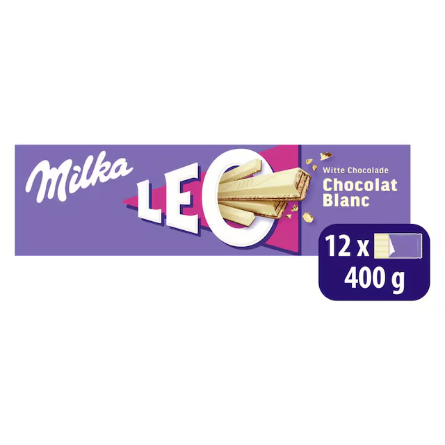 MILKA LEO CHOCOLAT BLANC 12X33GR 