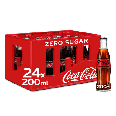 CASIER COCA-COLA ZERO 24X20CL