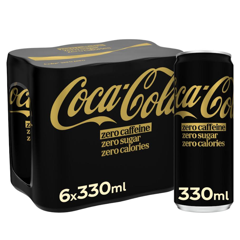 COCA-COLA ZÉRO CAFÉINE 6X33CL
