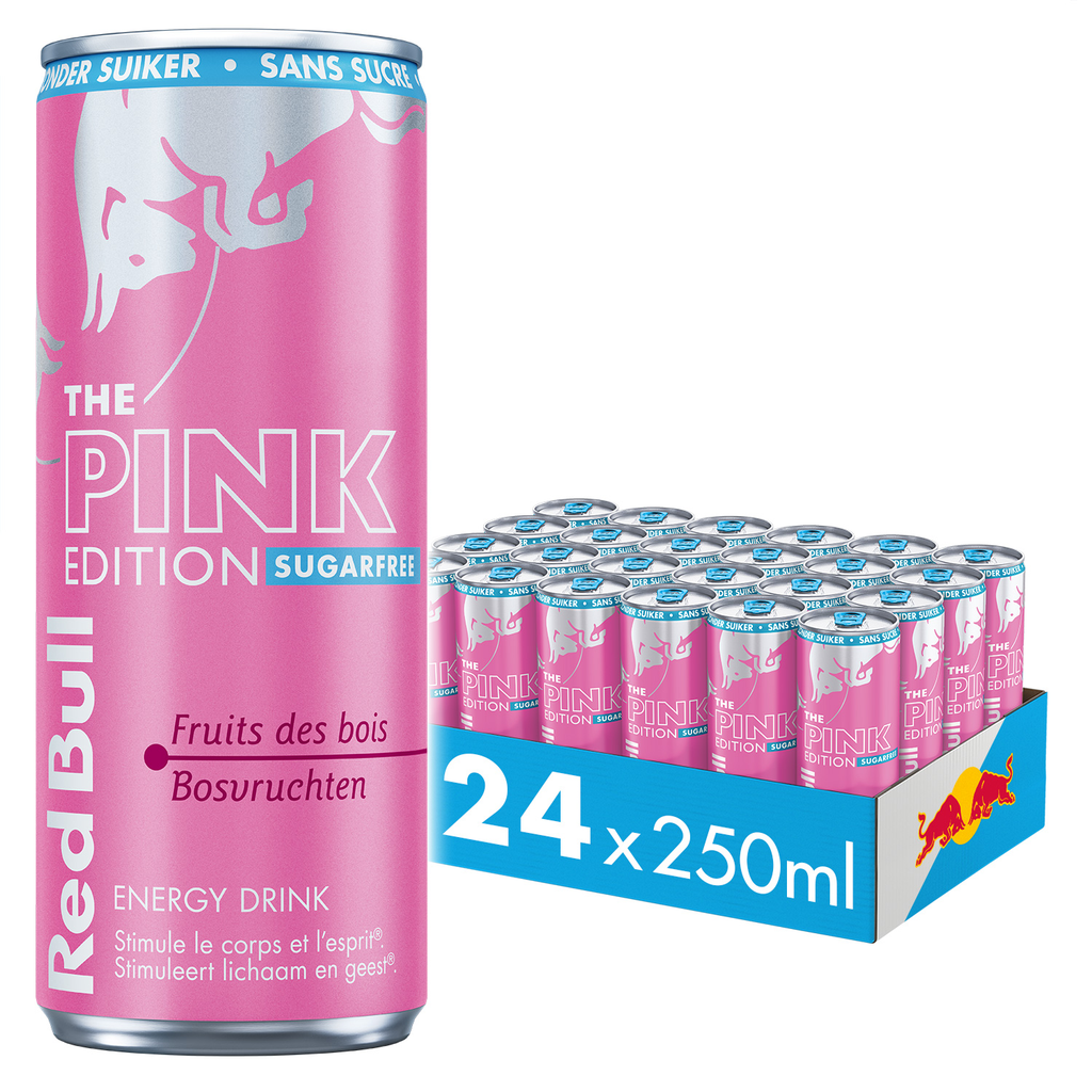 RED BULL SUGARFREE PINK EDITION 24X25CL