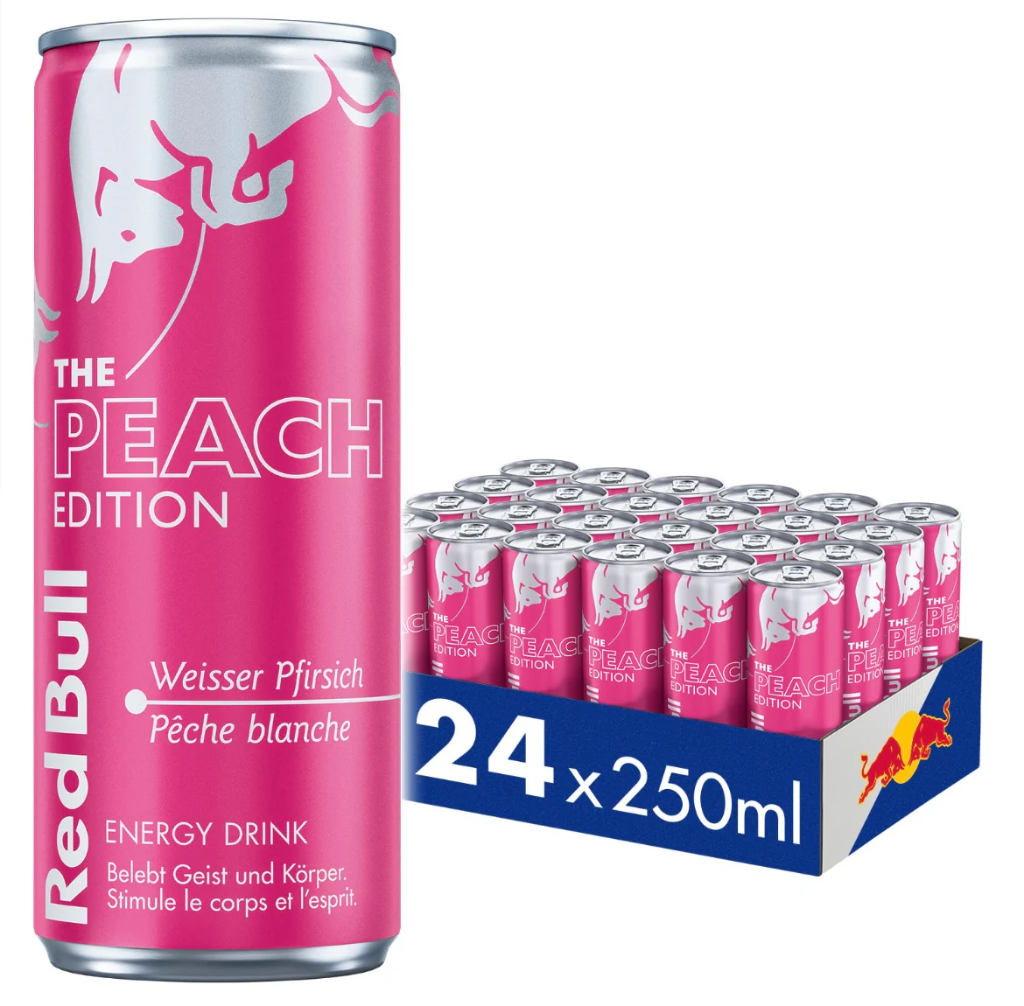 RED BULL PEACH 24X25CL