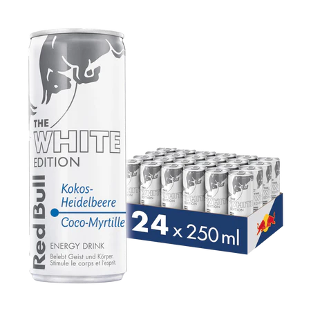 RED BULL WHITE 24X25CL