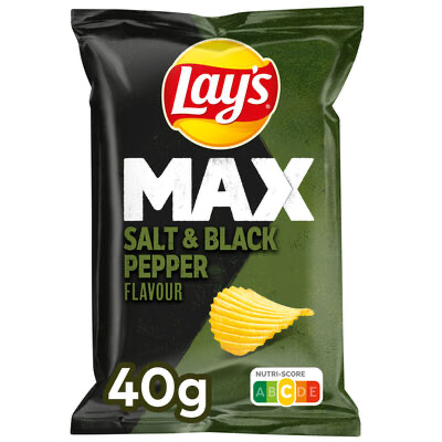 LAYS MAX POIVRE & SEL 20X40GR 