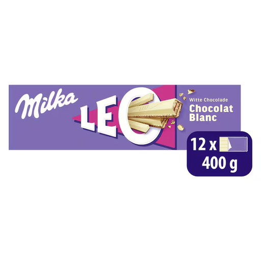 MILKA LEO CHOCOLAT BLANC 12X33GR 