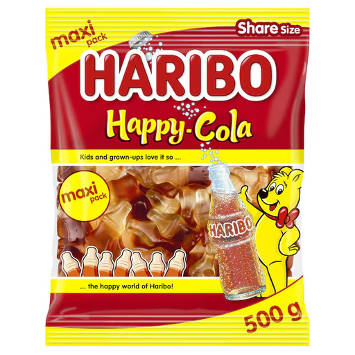 HARIBO BOUTEILLES COLA 500GR