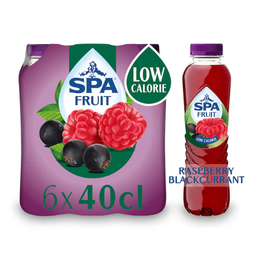 SPA FRUIT FRAMBOISE MYRTILLE 6X40CL 