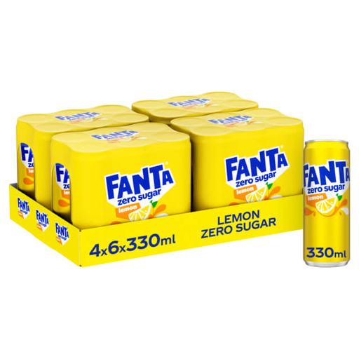 FANTA LEMON ZERO 24X33CL