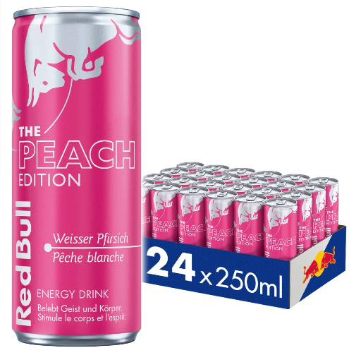 RED BULL PEACH 24X25CL